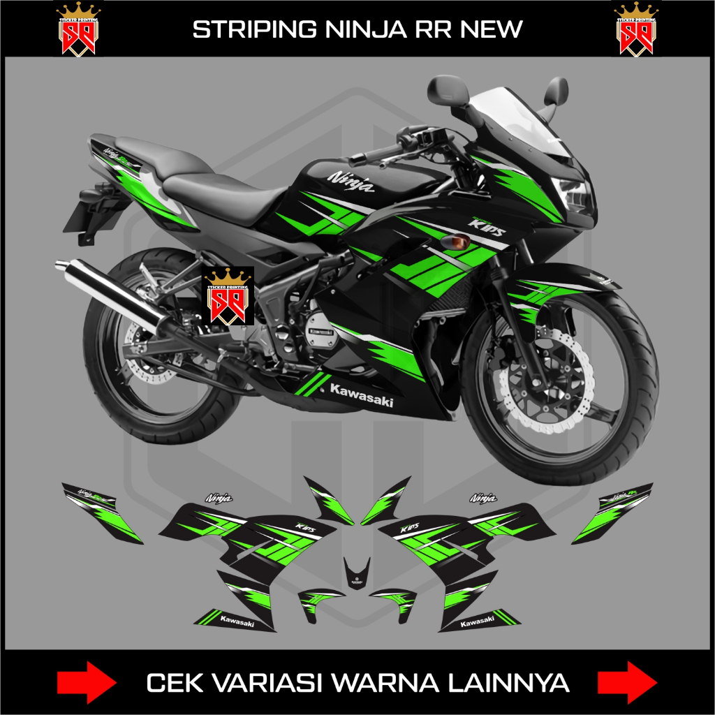 STRIPING NINJA RR 150 SE 2014 / DECAL STICKER KAWASAKI NINJA 150 RR SE