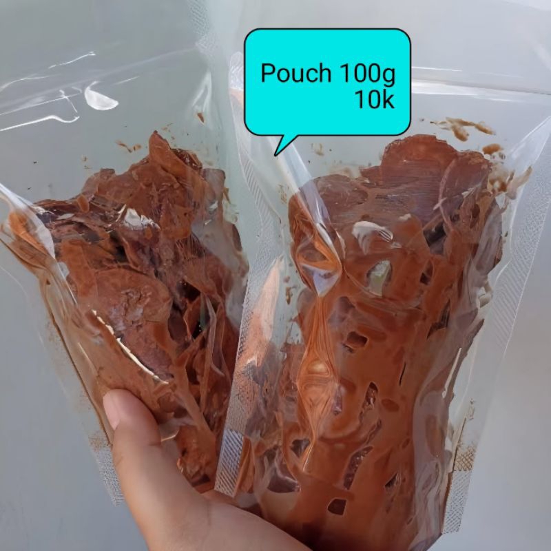 

Keripik pisang lumer rasa coklat