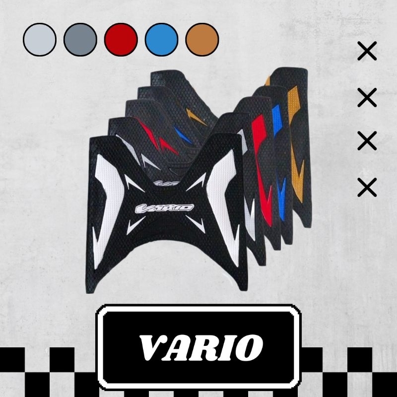 Karpet Motor Honda Vario 2021 / Pijakan Motor Honda Vario 2021 / Alas Kaki Honda Vario 2021