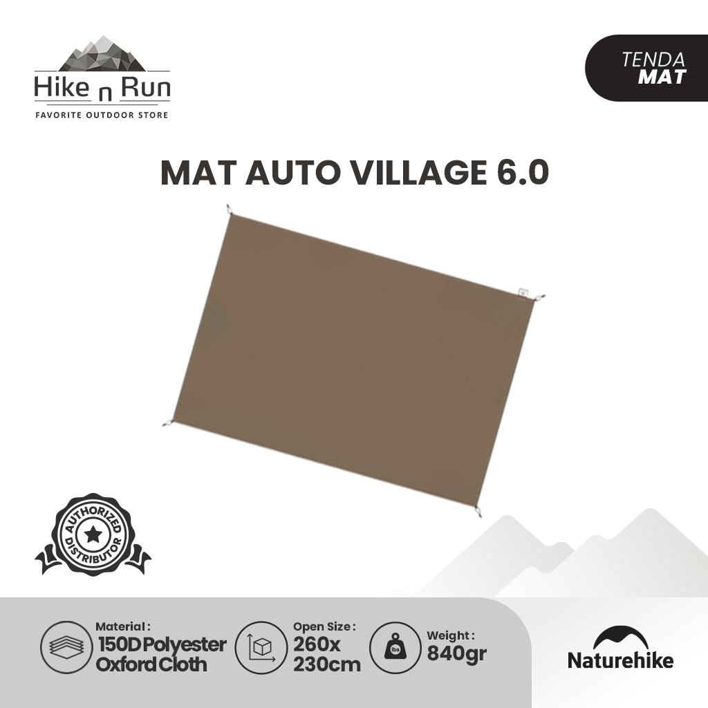 Alas Tenda Glamping Naturehike CNK2300ZP021 Village 6 Tent Floor Mat