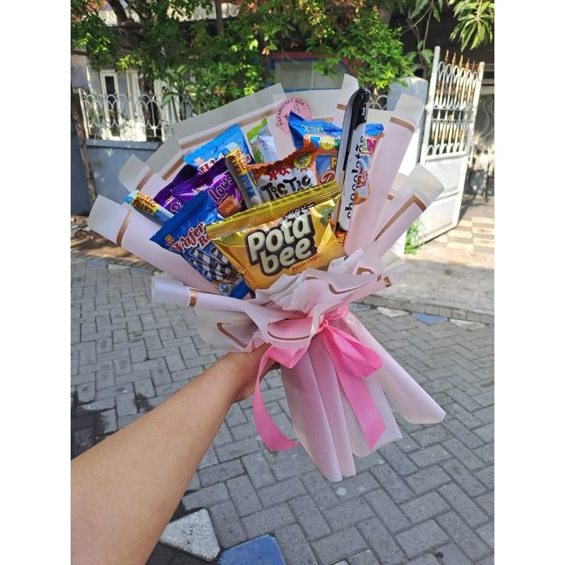 

buket snack murah bestseller ala fafabucket