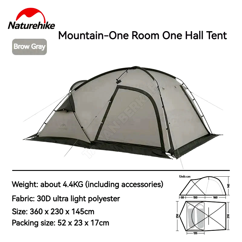 TENDA MASIF 2P NATUREHIKE CNK2300ZP017 - TENDA CAMPING 2P