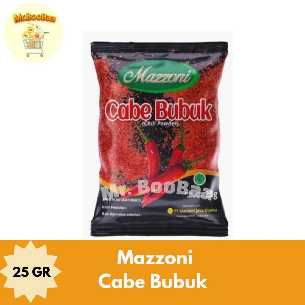 

Mazzoni Cabe Bubuk 25 Gram