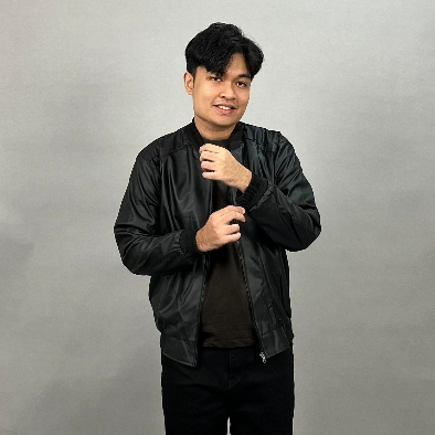 BEST SALE Jaket Kulit Pria Jaket Motor Tebal Waterproof Jaket Touring Hitam Zipper M - XXL