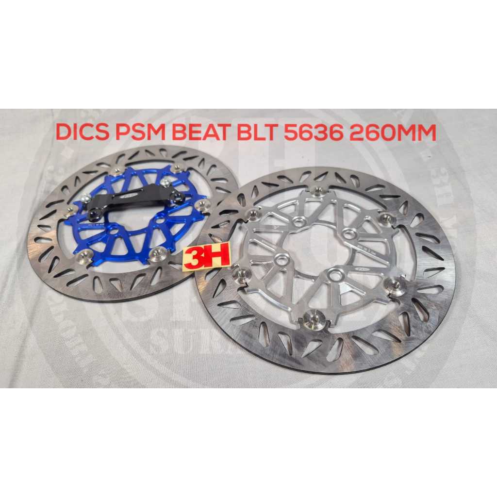 DISC DISK PIRINGAN CAKRAM BRAKE PSM BEAT BULAT 5636 260MM +BRACKET