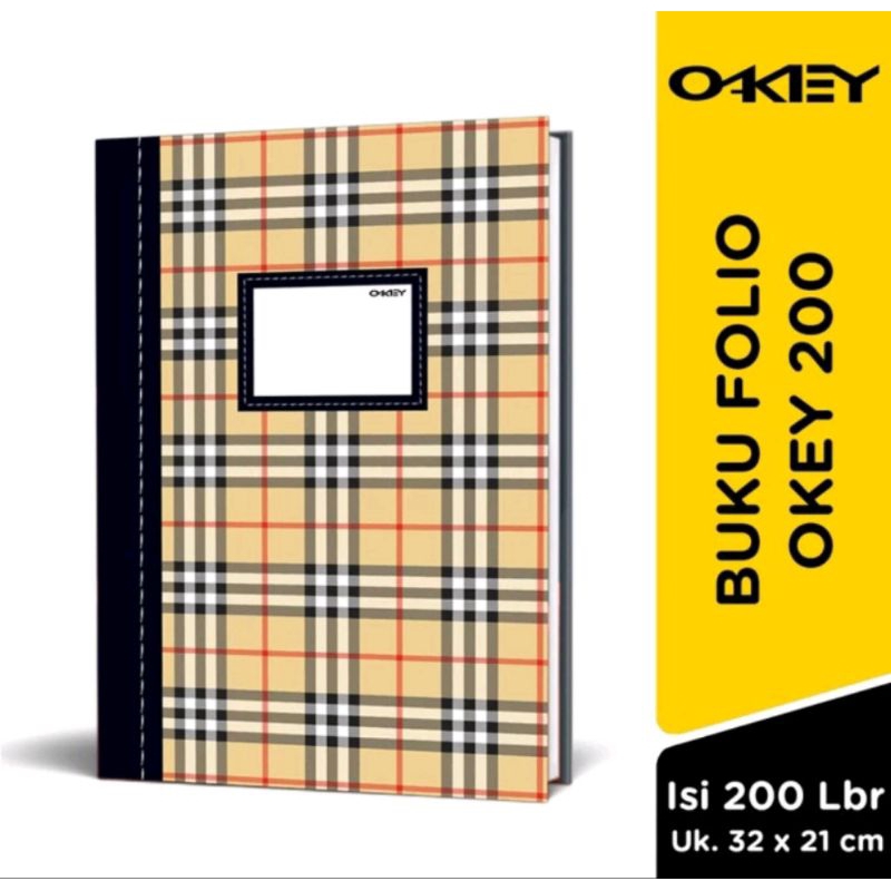 

Buku Hardcover Folio Okay / Buku Folio Hardcover Okay 200 Lembar