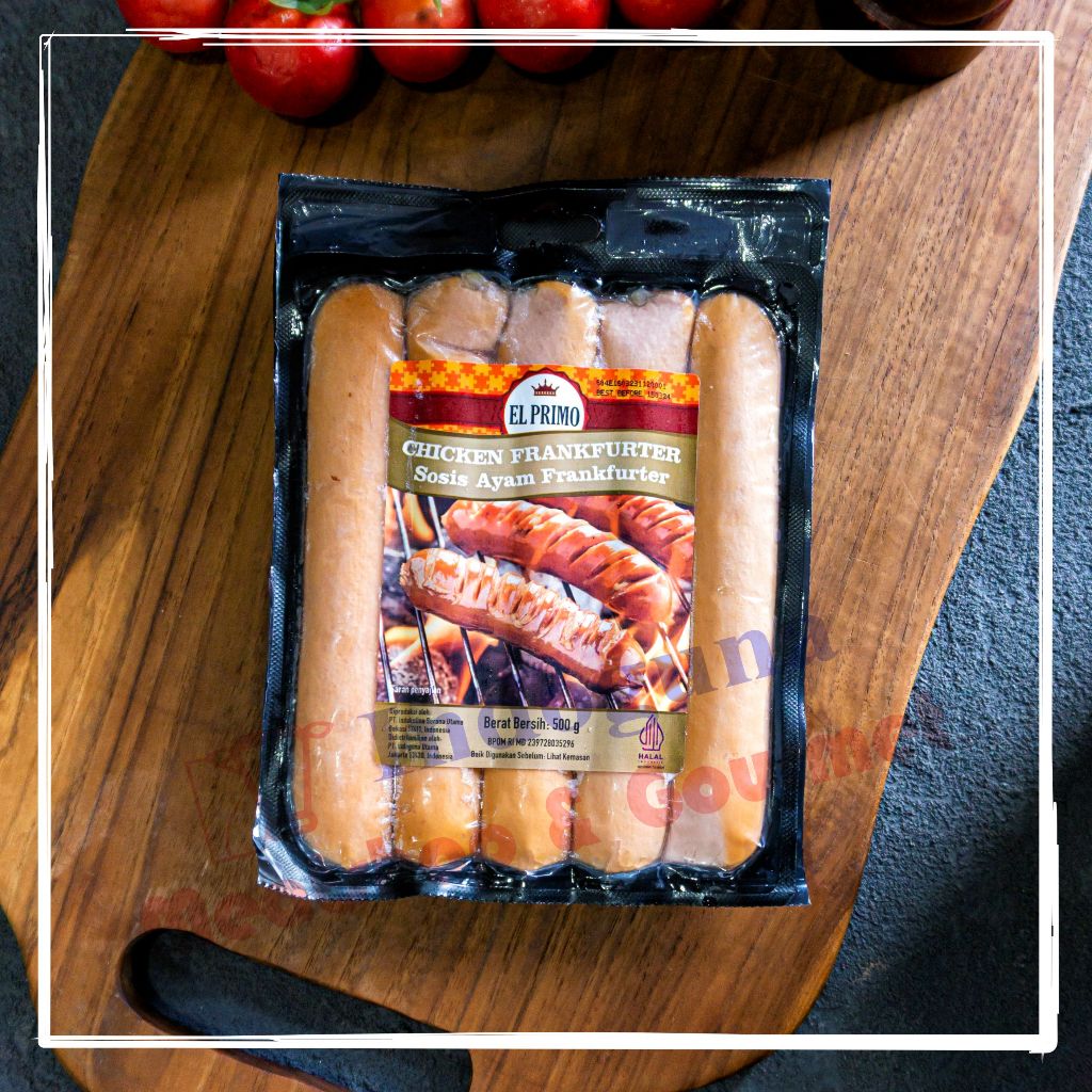 El Primo Chicken Frankfurter Sosis Ayam Frankfurter