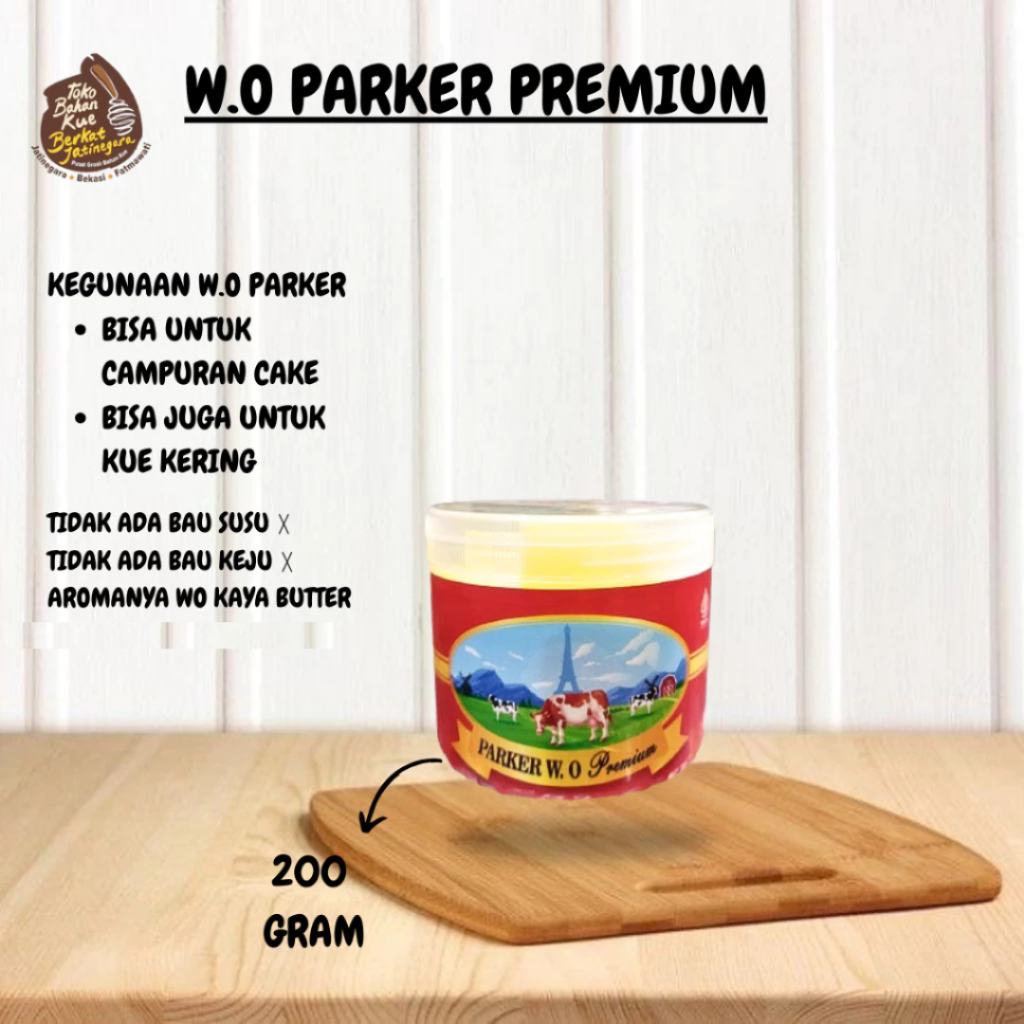

PARKER W.O PREMIUM / BUTTER WO / BUTTER PARKER 200 GRAM
