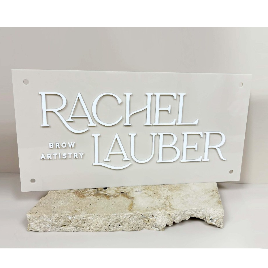 CUSTOM PAPAN LOGO BISNIS AKRILIK/ PAPAN LOGO USAHA/ PAPAN LOGO PERUSAHAAN