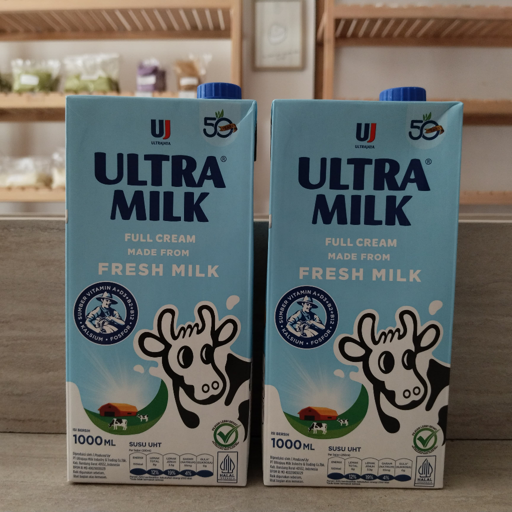 

Ultra Milk Full Cream/Susu UHT 1 Liter
