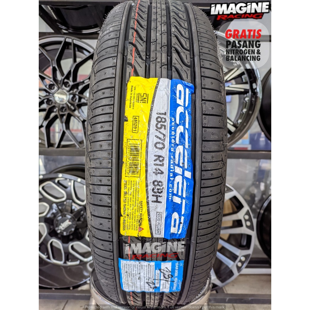 BAN STANDAR MOBIL AVANZA XENIA MERK ACCELERA ECO PLUSH 185 70 R14