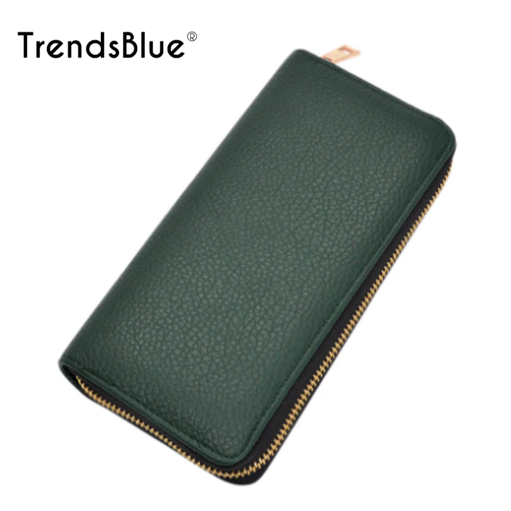 Trendsblue Original Dompet Kartu Panjang Wanita Premium - Kulit Jeruk