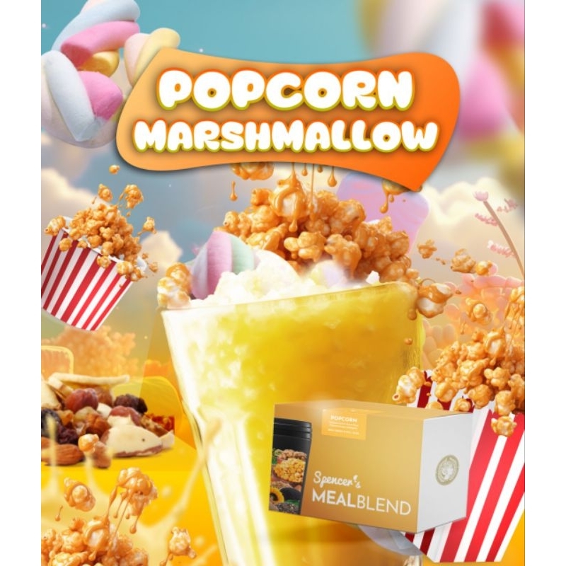 

Sarapan Tinggi Protein Spencer's Mealblend - Meal Replacement Popcorn Marshmellow (1 Box isi 15)