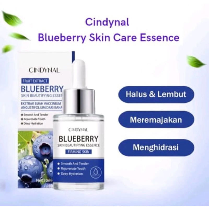 [ BPOM ] - BISA COD Serum Wajah Glowing / Serum Wonder Essence Blueberry / Meremajakan Kulit Wajah A