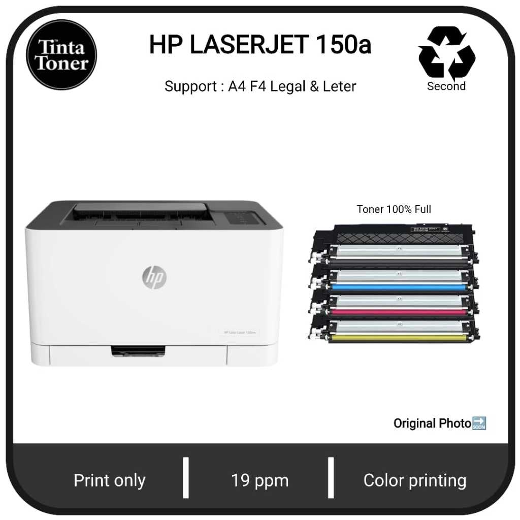 Printer Hp Laserjet 150a color toner full