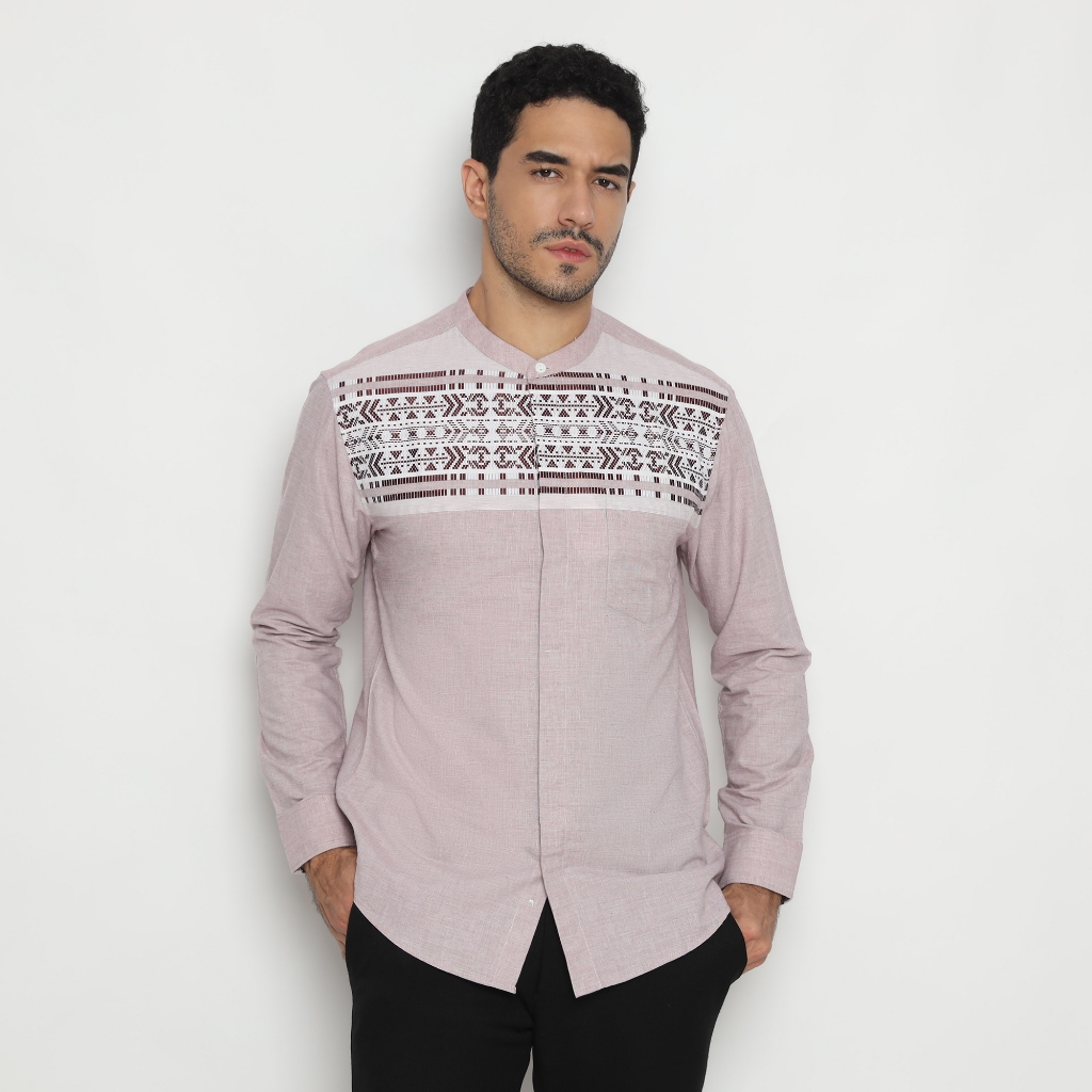 Platini Kemeja Koko Pria Lengan Panjang Katun 961265