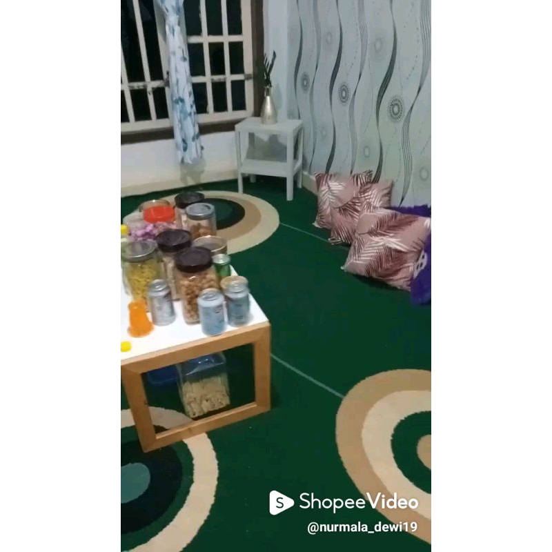 Meja Lesehan Meja Belajar Laptop Serbaguna Meja Duduk Kaki Kayu