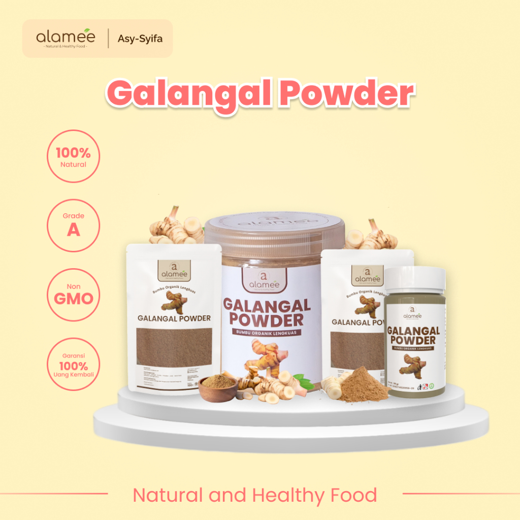 

Lengkuas Bubuk Asli Galangal Powder Rempah Rimpang Murni Asli Tanpa Campuran Bumbu Organik Alami