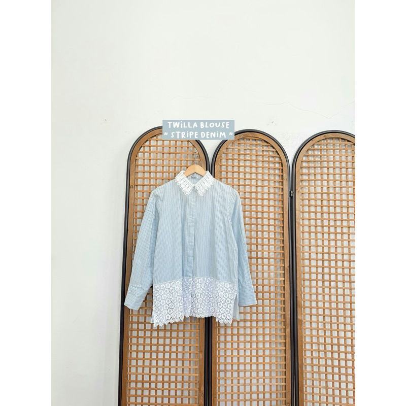 LOCANA LABEL / TWILLA BLOUSE “STRIPE” ORIGINAL LOCANA LABEL