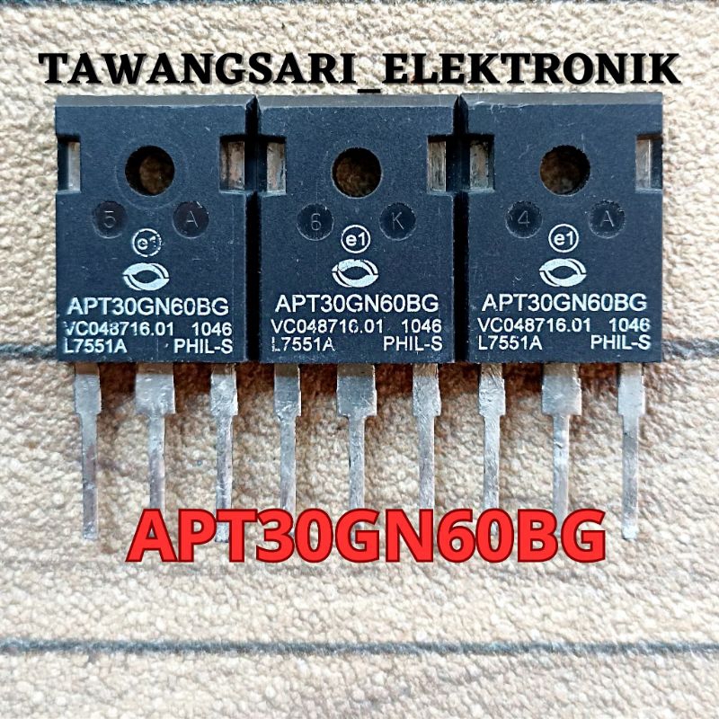 APT30GN60BG IGBT APT 30GN60BG IGBT 30N60 ORIGINAL