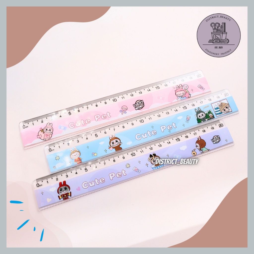 

PENGGARIS 20CM LABUBU GARISAN PANJANG RULER PENGGARIS LABUBU PANJANG 20CM TERMURAH