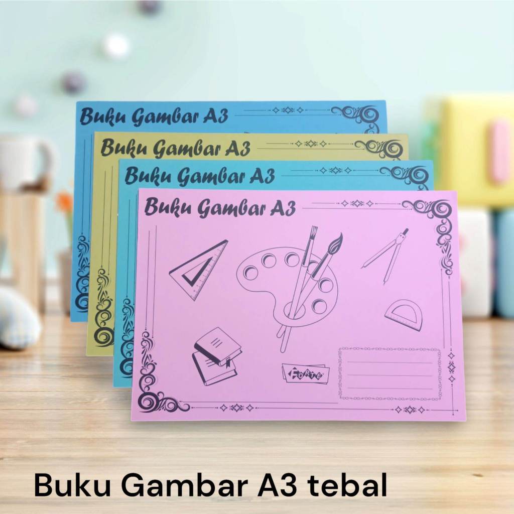 

10pcs Buku Gambar A3 Buku Menggambar A3 Deluxe