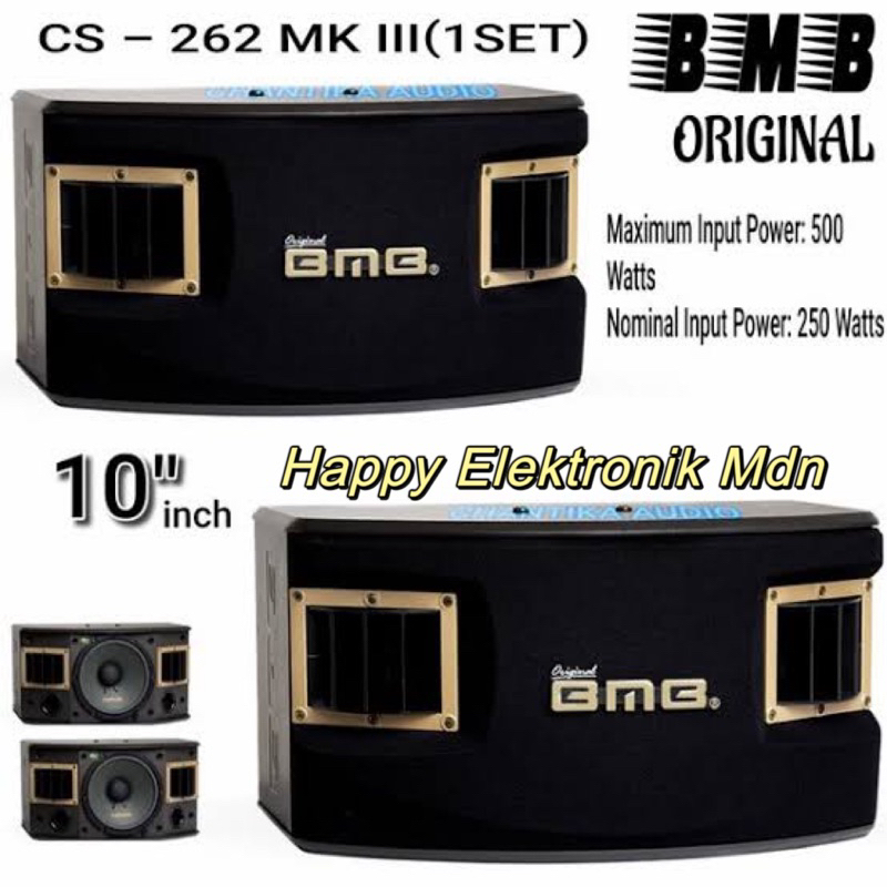 BMB Speaker Pasif 10 inch Speaker Karaoke BMB CS 262 V MKII BMB CS-262V MKII BMB SPEAKER PASIF 10 in