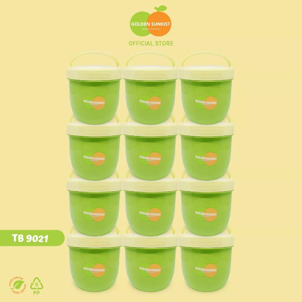 Golden Sunkist Lusinan (12Pcs) Tempat Bakso TB 9021 Rantang Soto Mulya Jaya