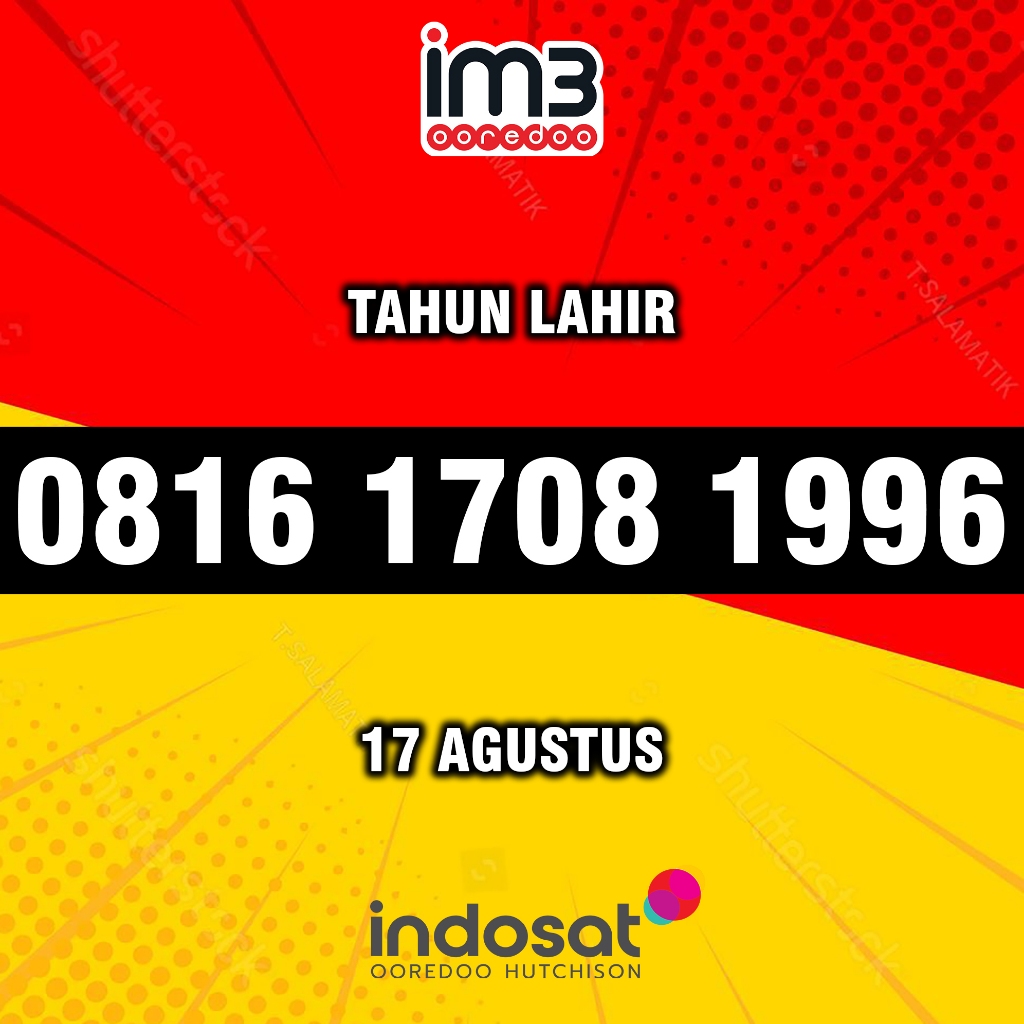 Nomor Cantik Indosat im3 0816 1708 1996 Nomer Cantik Im3 Tahun Lahir Kartu Perdana Cantik Indosat 17