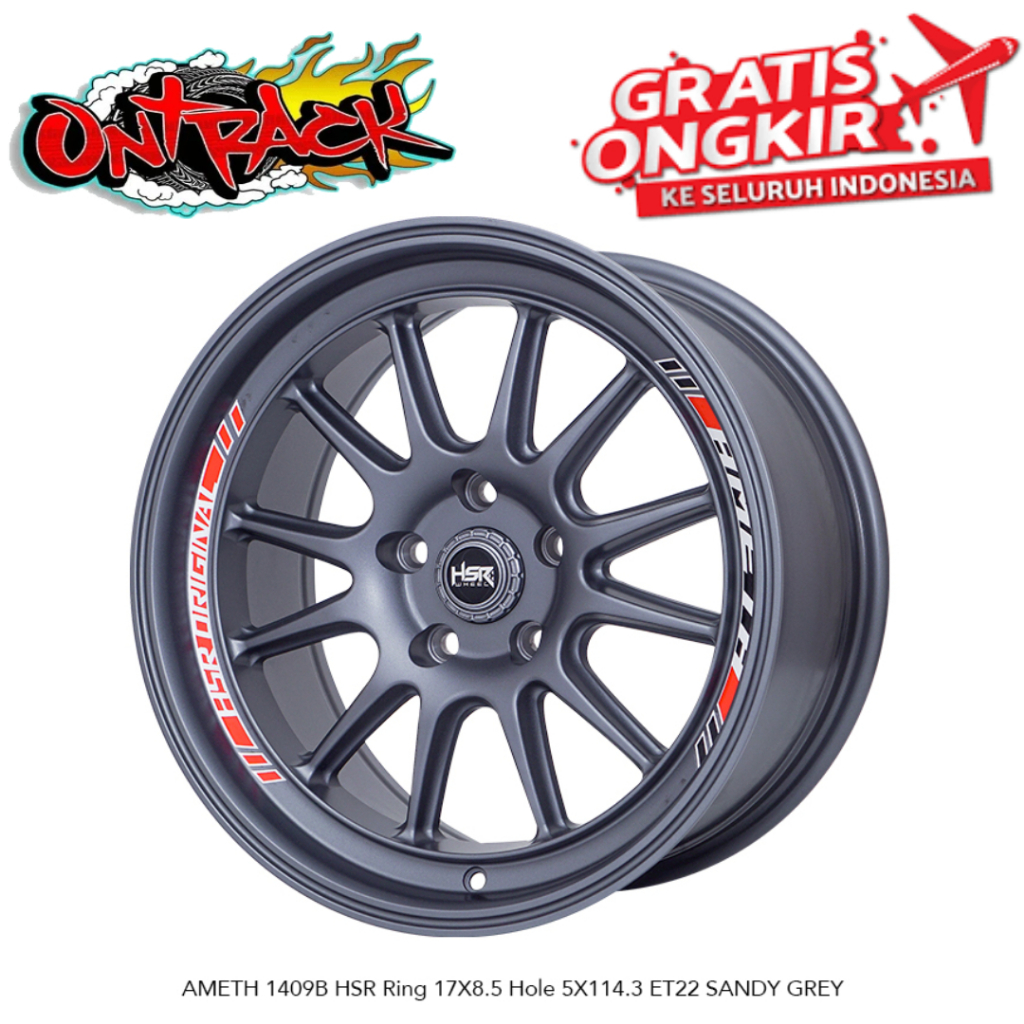 VELG MOBIL RUSH RING 17 LUBAG BAUD 5X114,3 MODEL HSR AMETH