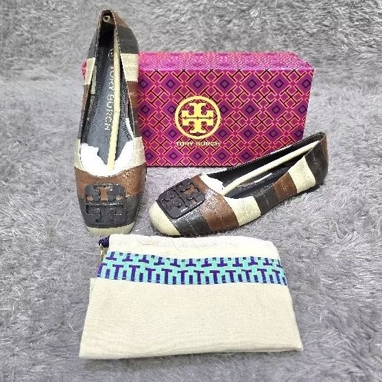 (100% ORI) TB GEORGIA BALLET ELL LEATHER (BUTIK)