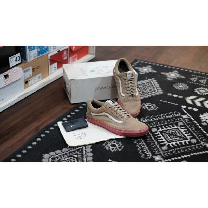 Vans Oldskool Syndicate x Golf Wang Wheat Pink