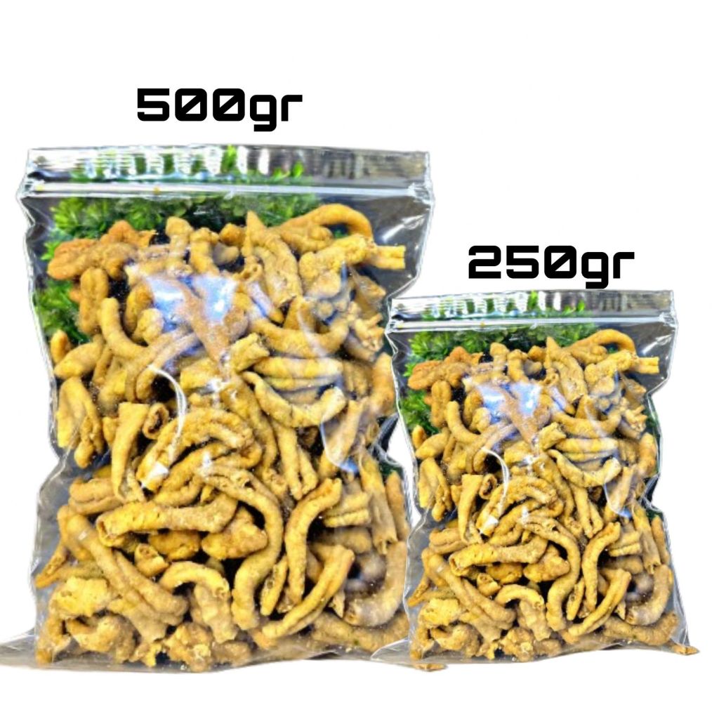 

Usus ayam original gurih 50gr dan 250gr makanan ringan cemilan viral