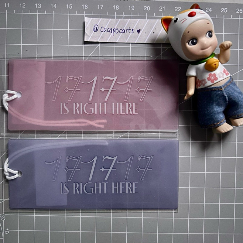 

SEVENTEEN 17 IS RIGHT HERE PRE ORDER BENEFITS - WEVERSE GLOBAL - BOOKMARK PVC