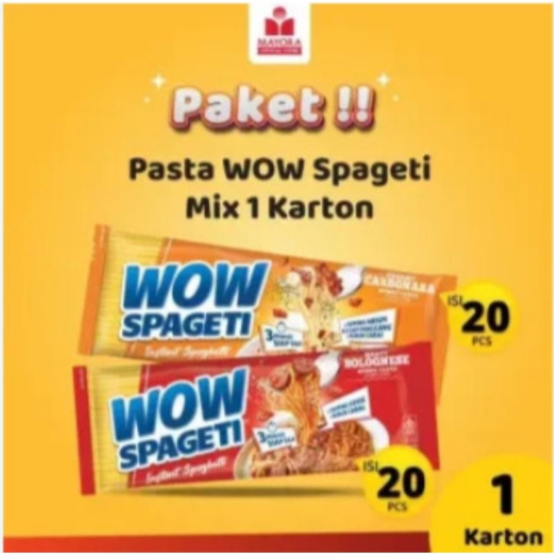 

Pasta WOW Spageti MIX Karton