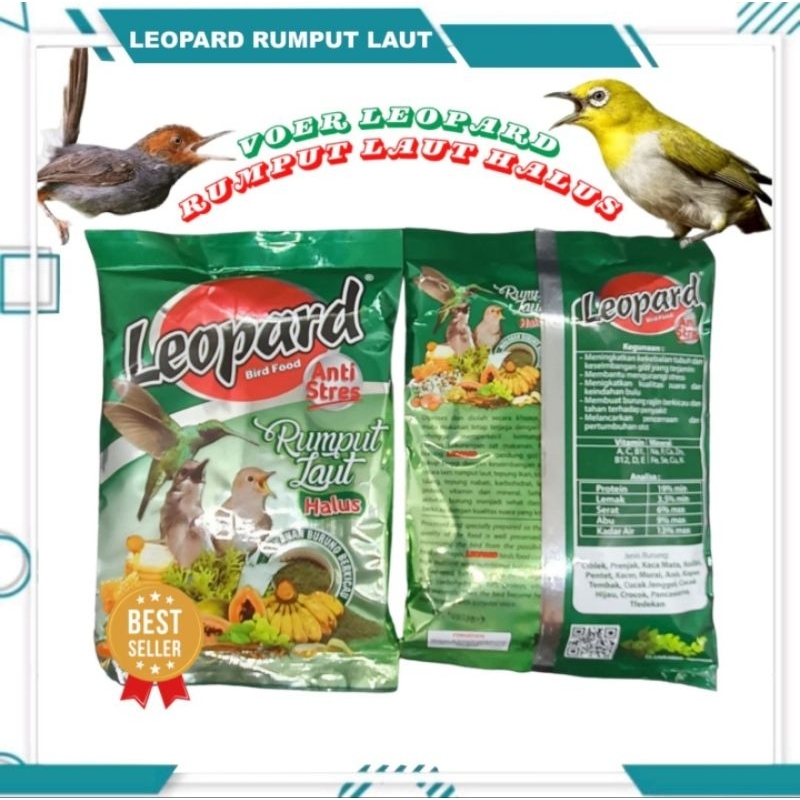 LEOPARD RUMPUT LAUT HALUS VUR HALUS VOER HALUS RUMPUT LAUT ANTI STRESS VUR HIJAU
