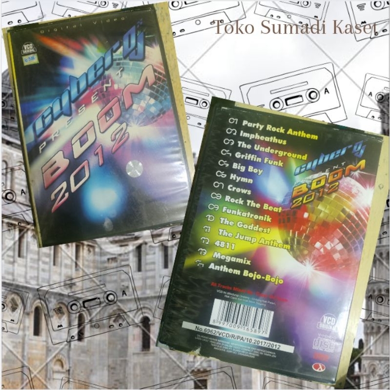 VCD cyber dj boom 2012 produksi SMM RECORD