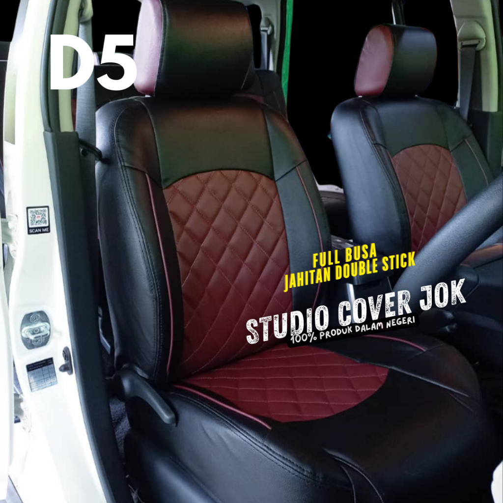 SARUNG JOK MOBIL BRIO RS LAMA 2 BARIS BAHAN MBTECH SOLUSI TAHAN LAMA DAN DESAIN ELEGAN