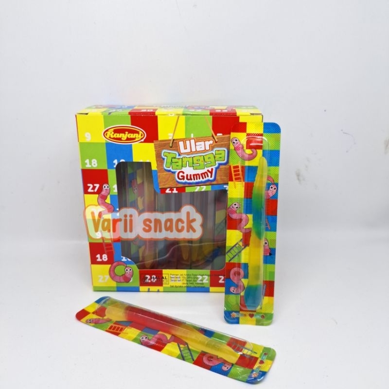 

Ranjani Permen Jelly Aneka Rasa Gummy Ular Tangga 1 Pak 30 pcs
