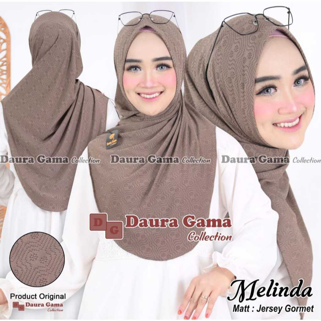HIJAB INSTAN NON PET MATT JERSEY GORMET BY DAURAGAMA - MELINDA