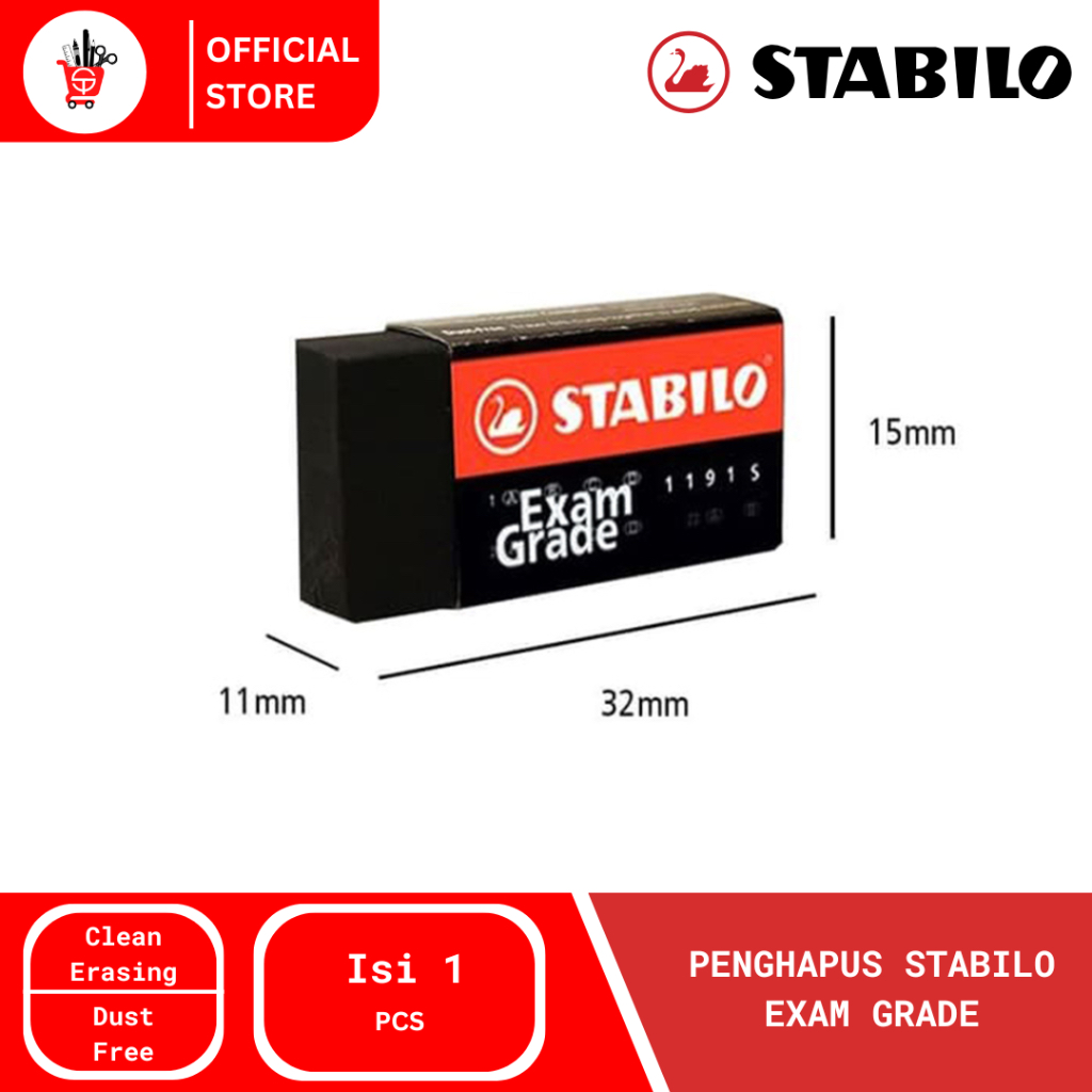 

Stip | Penghapus | Eraser Kecil Stabilo Exam Grade (1 PCS)