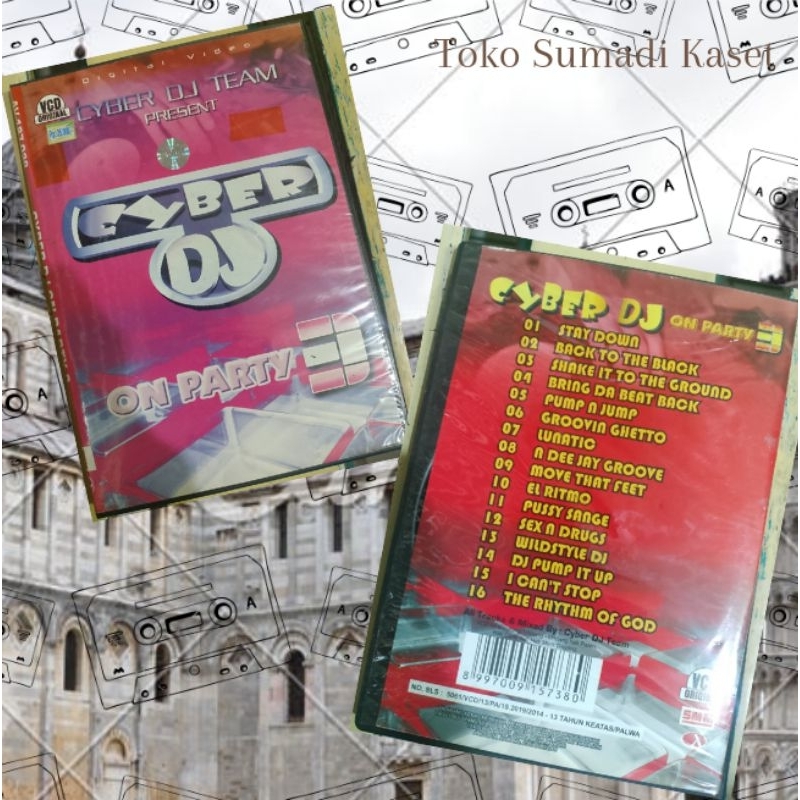 vcd cyber dj one party 3 produksi SMM RECORD
