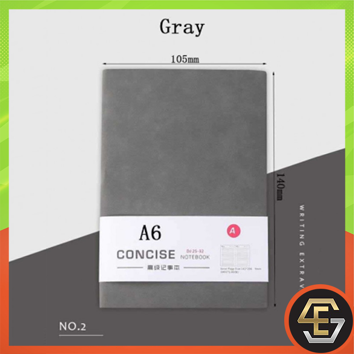 

Buku Saku Buku Catatan Cover PU Leather Size A6 Pocket Book