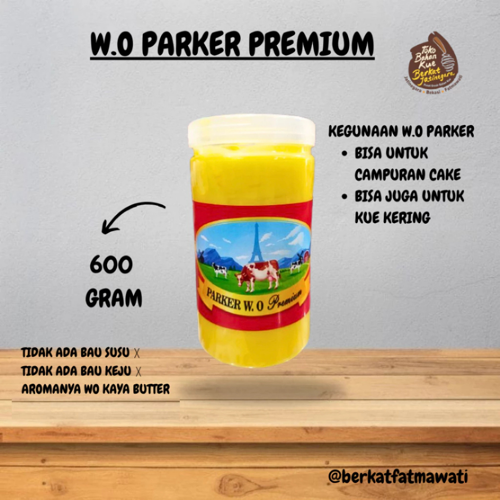 

PARKER W.O PREMIUM / BUTTER PARKER / BUTTER WO 800 GRAM