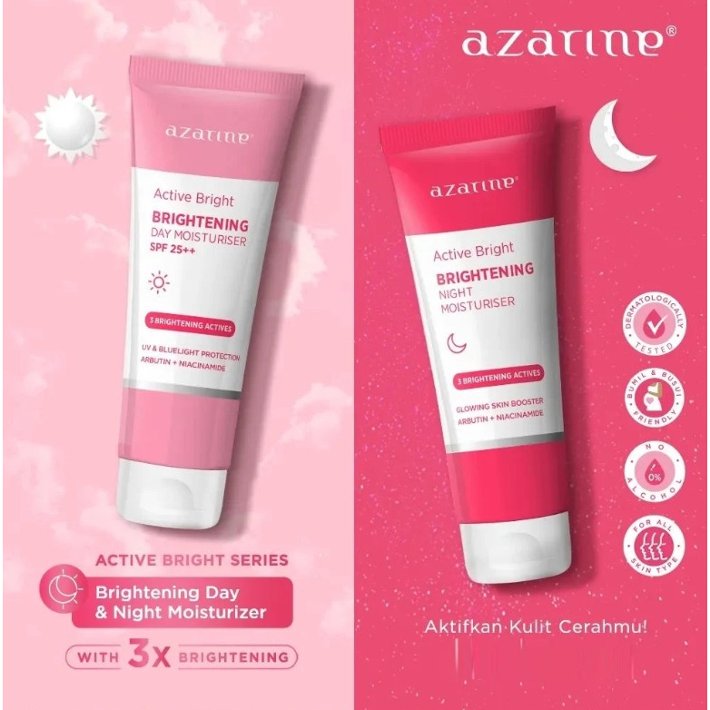 AZARINE Active Bright - Day Moisturizer | Night Moisturizer