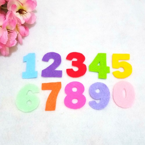 FLANEL ANGKA pola angka flanel pola