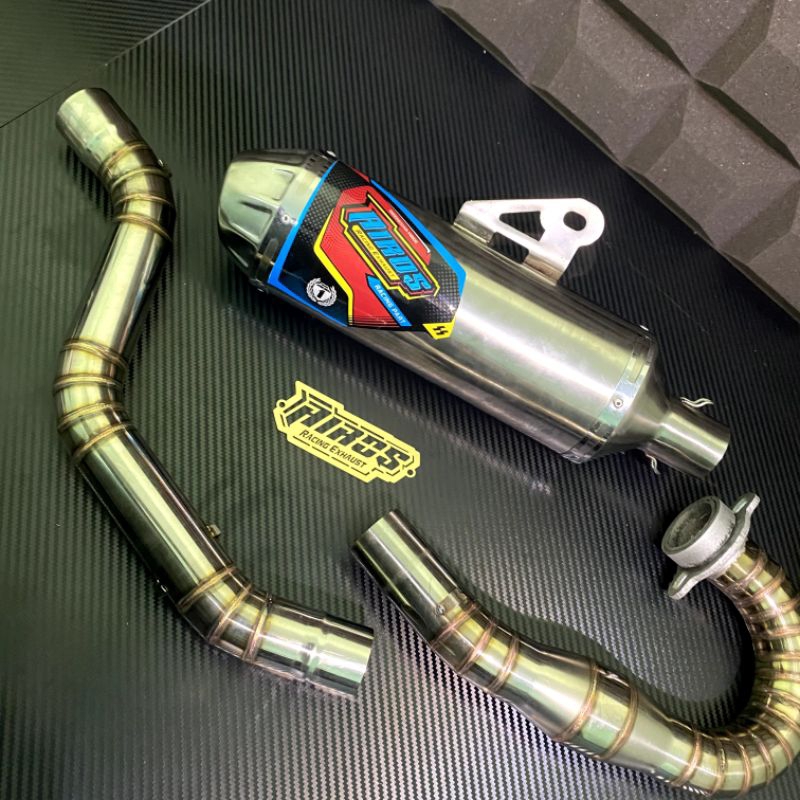 Knalpot racing trail khusus Scorpio mesin Scorpio
