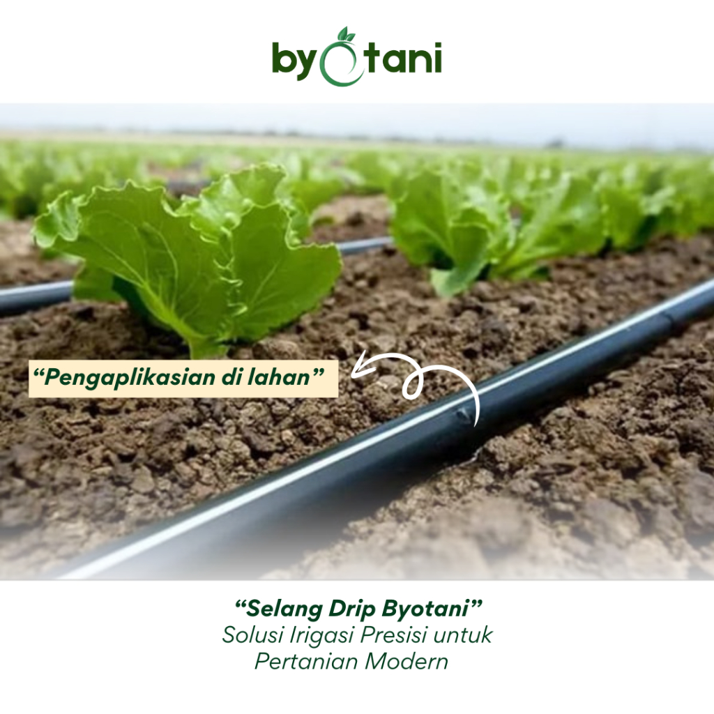 Selang Drip 15 mikron 4 cm 200 meter Pipa 3/4 inch