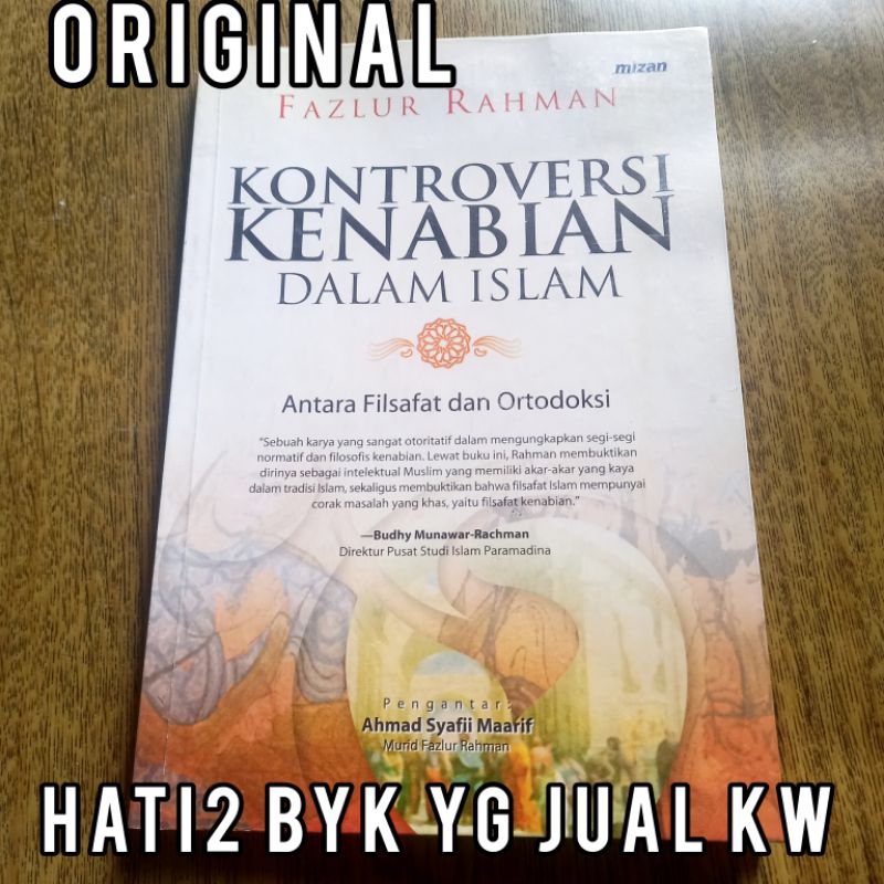 ORI MIZAN LANGKA fazlur rahman kontroversi kenabian dalam islam filsafat