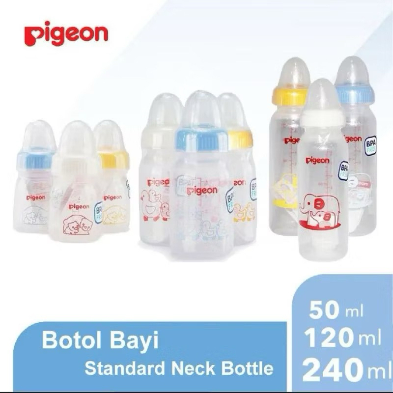 PIGEON BOTOL SUSU BAYI ASSORTED STANDART / DOT NIPPLE ORIGINAL PIGEON